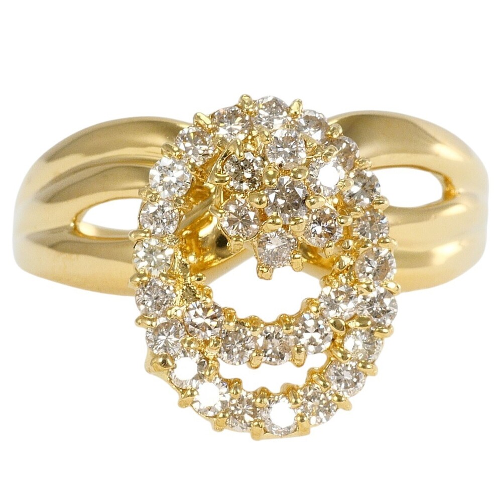 VINTAGE 18k Gold Diamond Ring